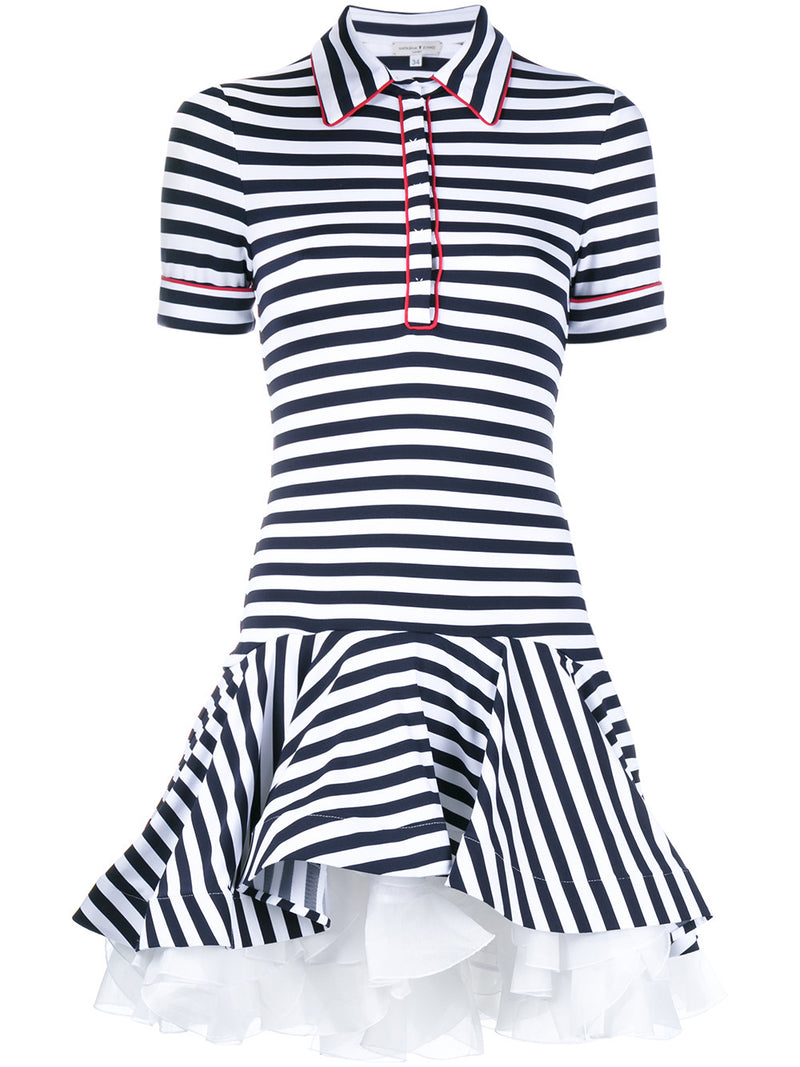 Striped Jersey Mini Dress