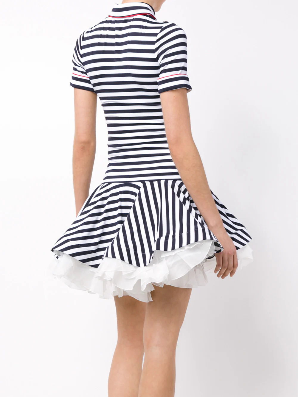 Striped Jersey Mini Dress